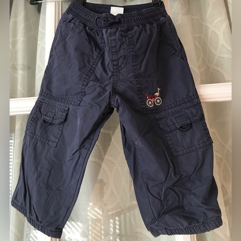 Janie and Jack bicycle pants in navy blue size 12 to 18 months in GUC